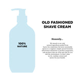 Old Fashioned Shave Cream — 100% Nature