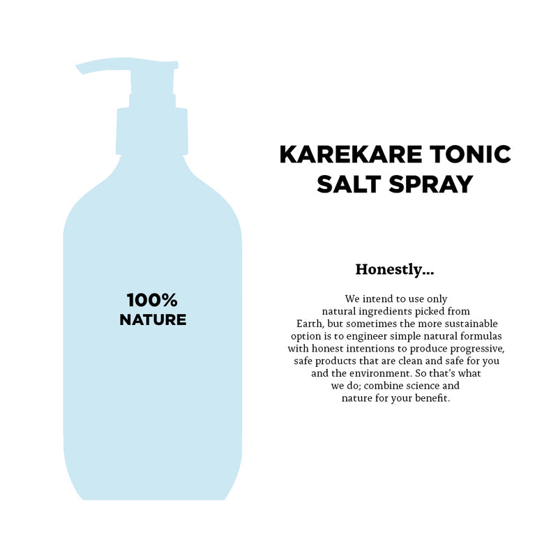 Karekare Tonic Sea Salt Spray — 100% Nature