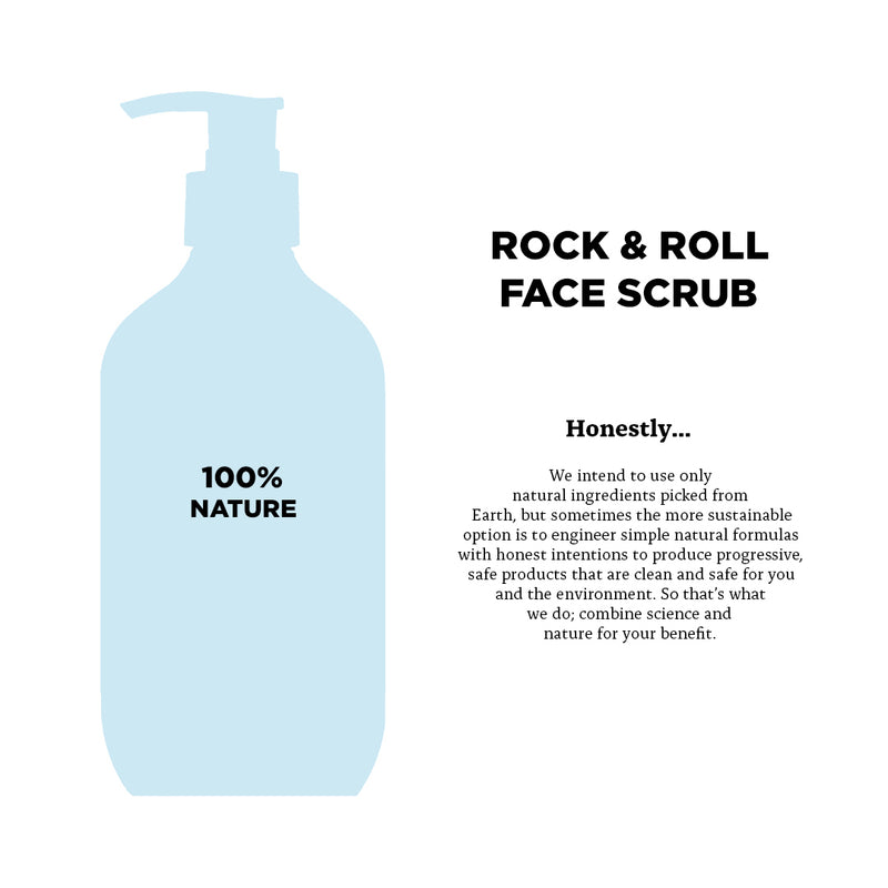 Rock & Roll Face Scrub — 100% Nature