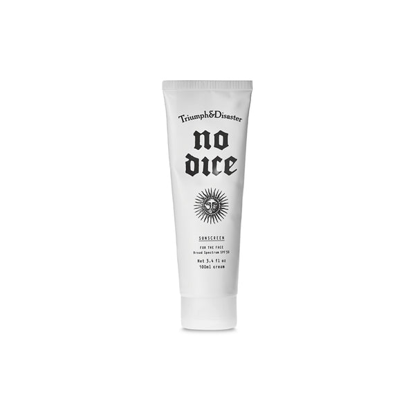 No Dice SPF 50 Sunscreen | Hydrating & Non Whitening | Triumph & Disaster EU